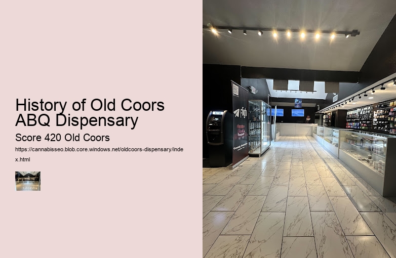 History of Old Coors ABQ Dispensary