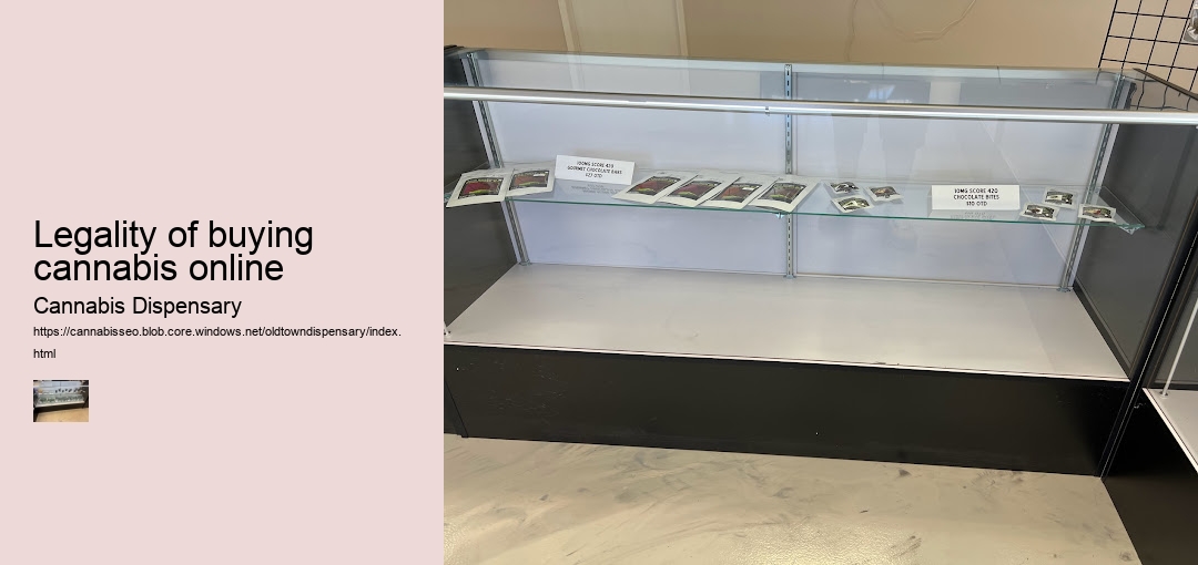 Legality of buying cannabis online