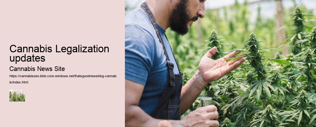 Cannabis Legalization updates