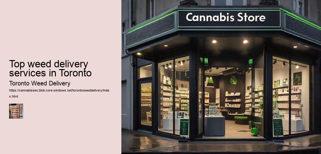 Top weed delivery services in Toronto